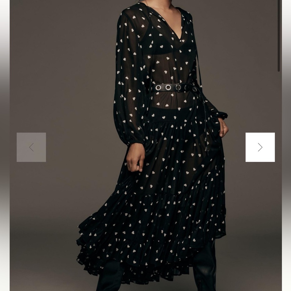 Anthropologie / Meave tiered midi dress